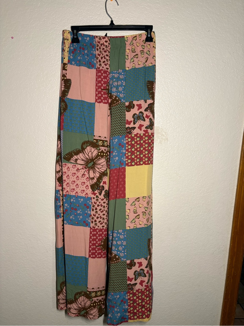 Hot Topic Patchwork Maxi Skirt in Pink, Blue, Green, Yellow, Red